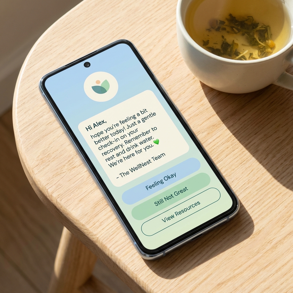post-visit follow up notification